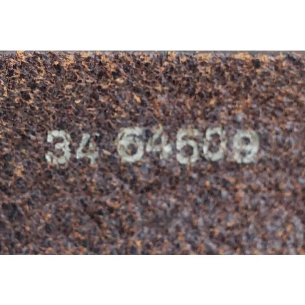 HONEST SADDLE BROWN GENUINE LEATHER 1 3/8
